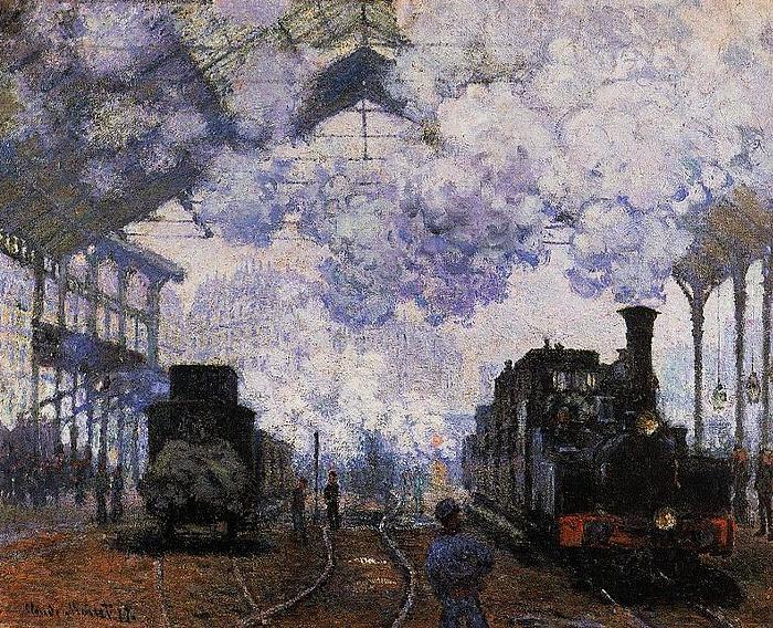 Claude Monet Arrival of a Train France oil painting art